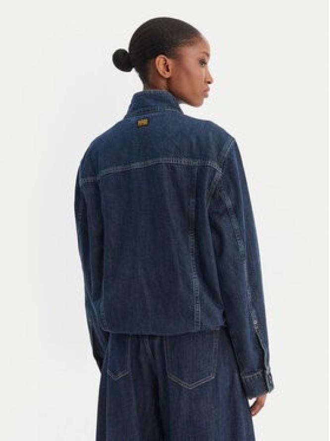 G-Star Raw Kurtka jeansowa Rib Trucker D28586-D536 Niebieski Regular Fit