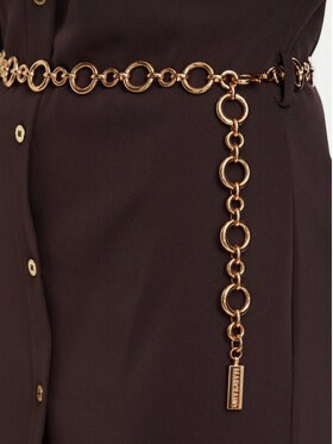 Marciano Guess Sukienka koszulowa G6YK25 W3204 Brązowy ciemny Regular Fit