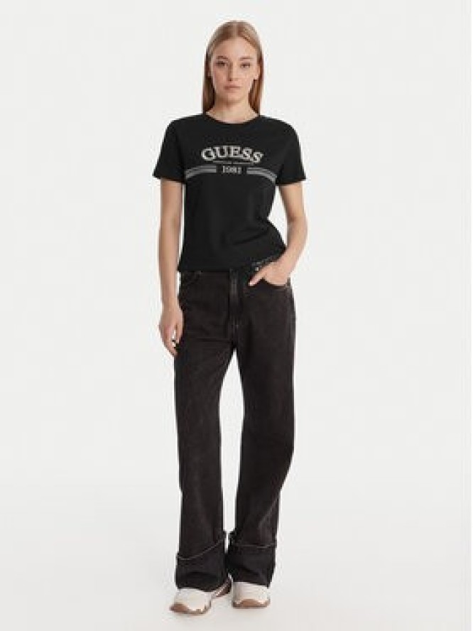 Guess T-Shirt V6RI16 I3Z14 Czarny Regular Fit