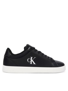 Calvin Klein Sneakersy 3 Cupsole Laceup Pu Mg YW0YW01781 Czarny