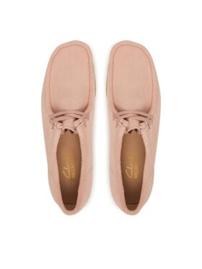 Clarks Półbuty WallabeeEVOSh 26186342 Różowy