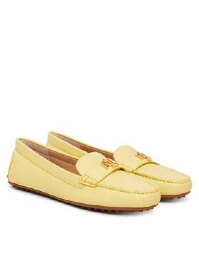LAUREN RALPH LAUREN Mokasyny 802852847028 Żółty