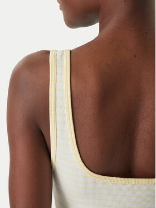 Calvin Klein Jeans Top LV047F832G Żółty Slim Fit