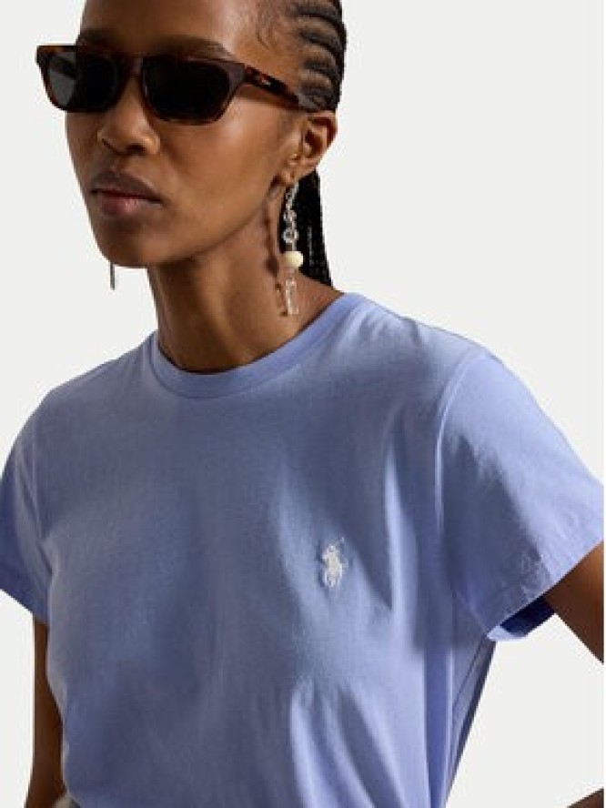 Polo Ralph Lauren T-Shirt 211B14605025 Niebieski jasny Regular Fit
