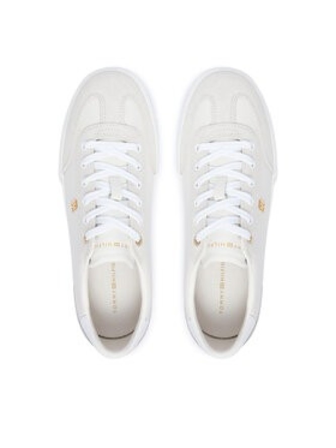 Tommy Hilfiger Sneakersy Th Chic Low Vulc FW0FW09391 Kremowy