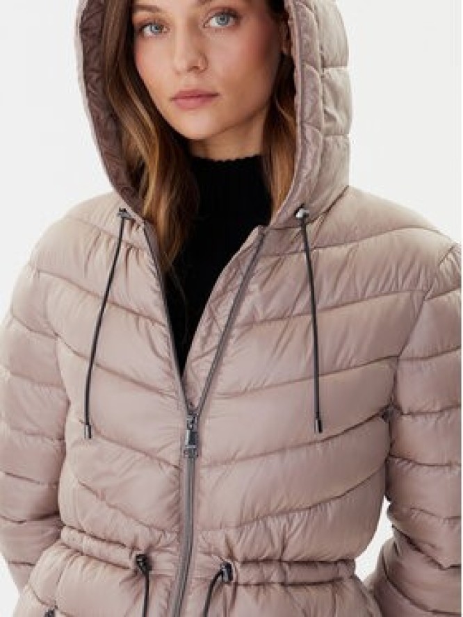 DKNY Kurtka zimowa DLEMPV38 Beżowy Slim Fit