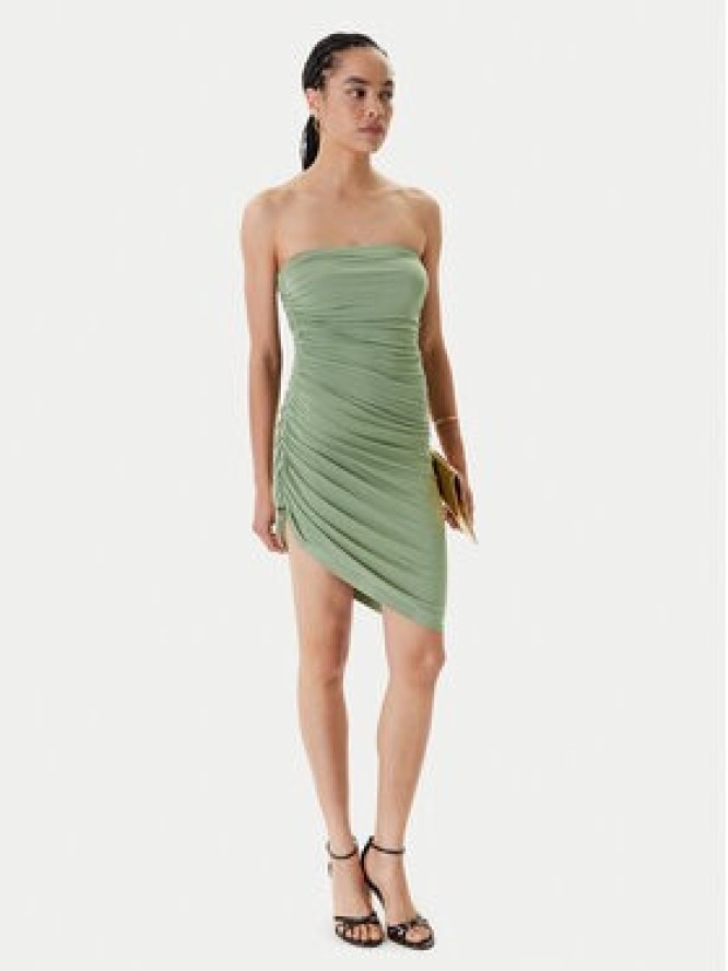 NORMA KAMALI Sukienka koktajlowa ST1253MDB02835 Zielony Slim Fit