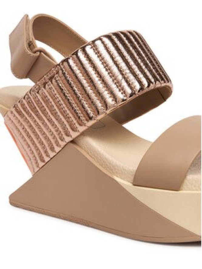 United Nude Sandały Delta Wedge Puffier 10988971188 Beżowy