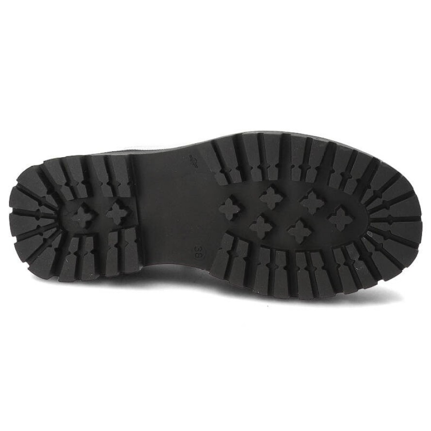 Białe Botki Pollonus Ocieplane Buty Damskie