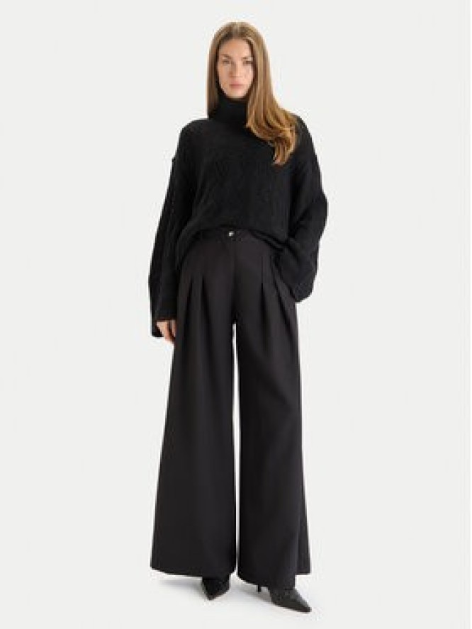 TWINSET Golf 252TT3424 Czarny Relaxed Fit