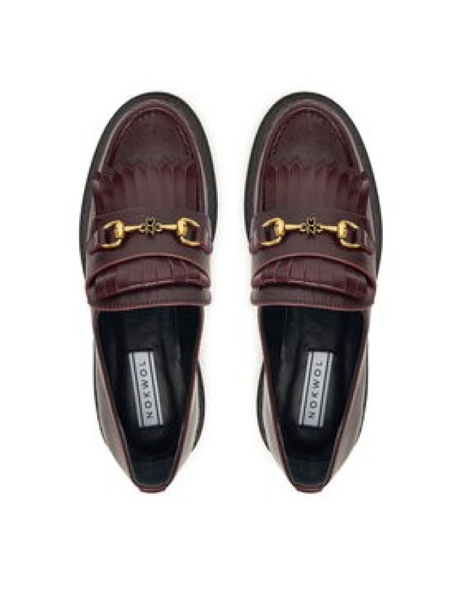 Nokwol Loafersy Perry Bordowy