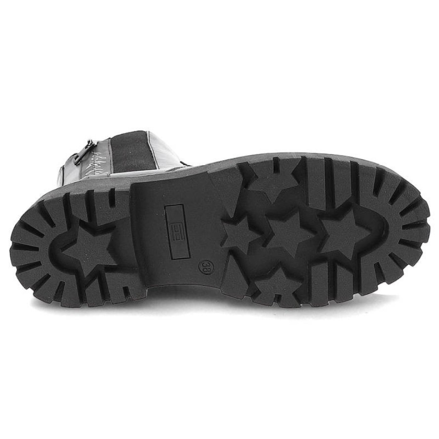 Czarne Botki Tommy Hilfiger Modne Buty Damskie