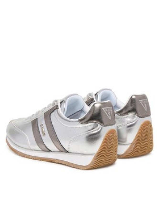 Guess Sneakersy FLTSAP LEM12 Srebrny