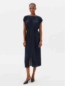 BOSS Sukienka koktajlowa Emaura 50521881 Granatowy Regular Fit