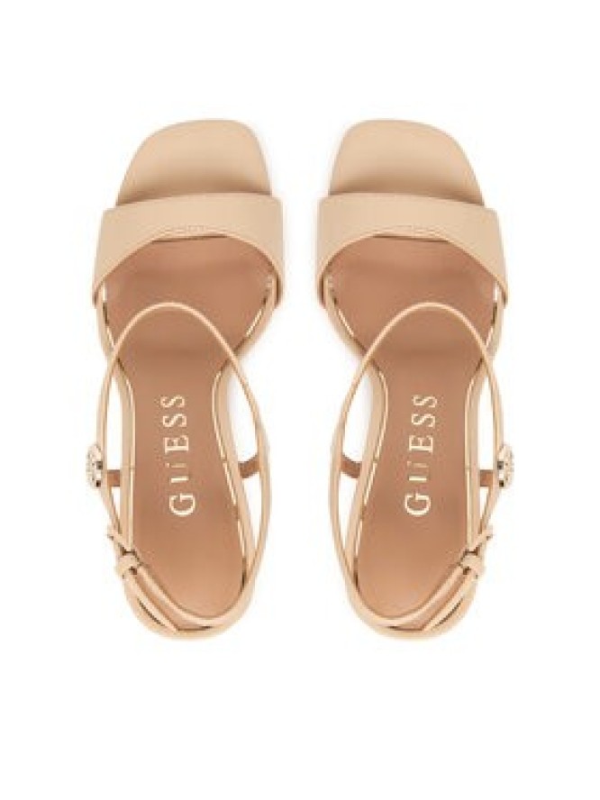 Guess Sandały FLPHEN LEA03 Beżowy
