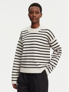 AMI Paris Sweter UKS036.KN0041 Szary Relaxed Fit