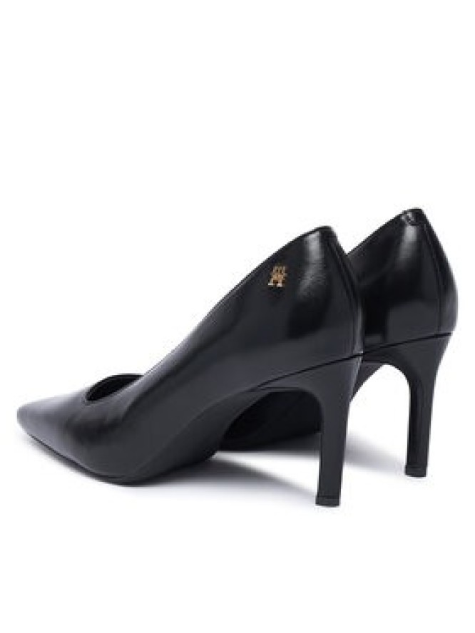 Tommy Hilfiger Szpilki Squared Toe High Heel Lth Pump FW0FW09510 Czarny