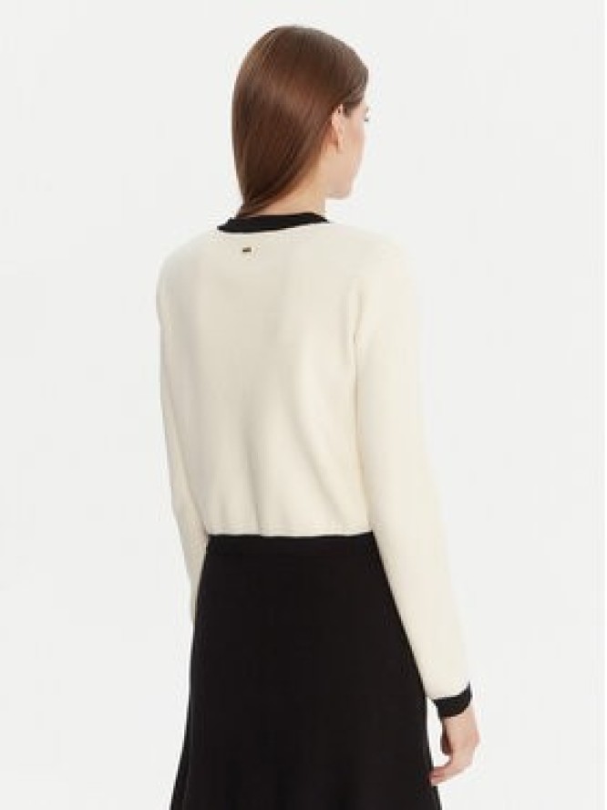 Gaudi Kardigan 521FD53038 Écru Regular Fit