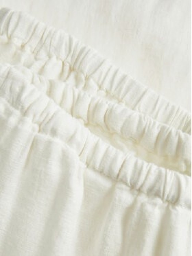 JJXX Spodnie materiałowe Breeze 12269769 Biały Wide Leg