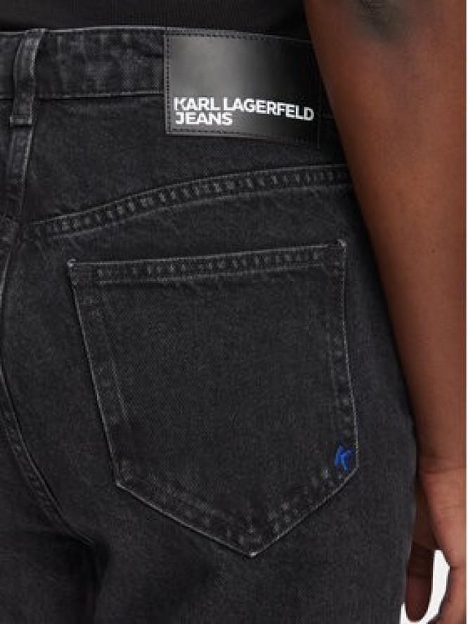 Karl Lagerfeld Jeans Jeansy B3W10063 Czarny Flare Fit