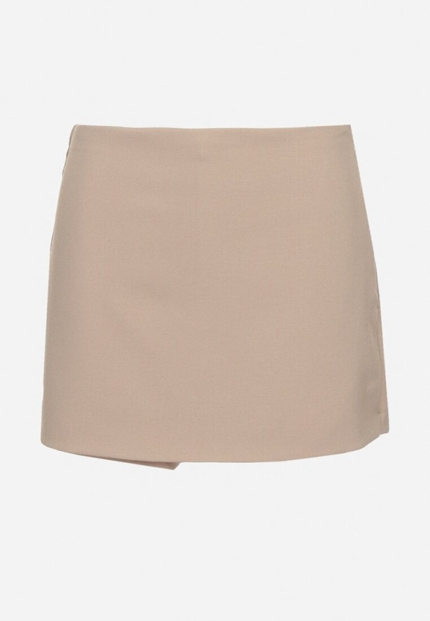 Beżowe Spódnico-Szorty w Klasycznym Stylu Cleviane