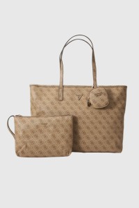 GUESS Beżowa shopperka damska Power Play