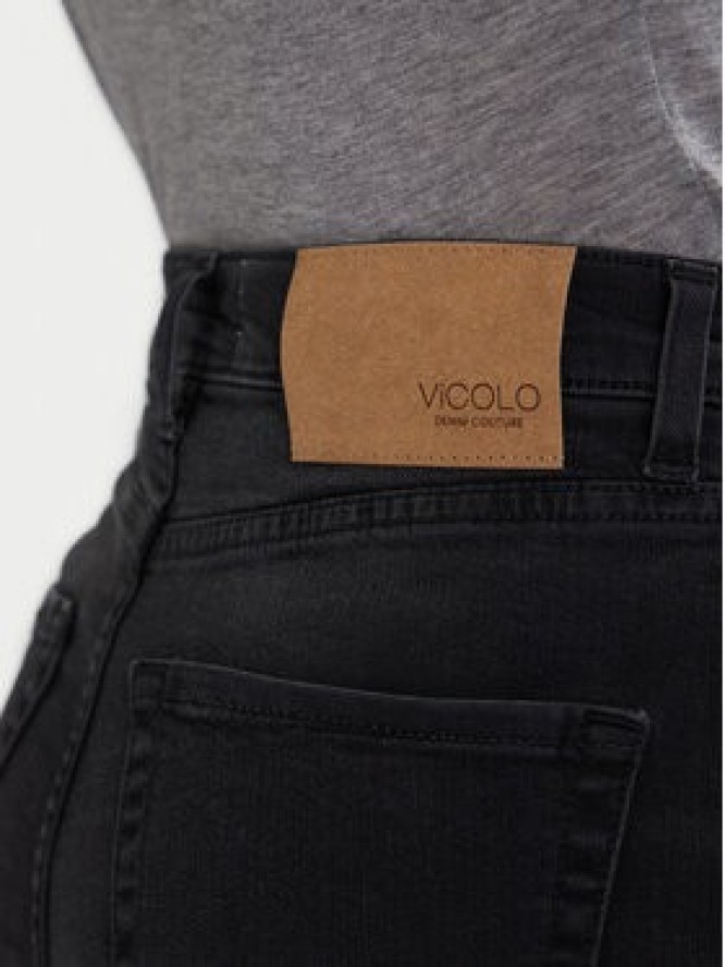 ViCOLO Jeansy DF5089 Szary Wide Leg