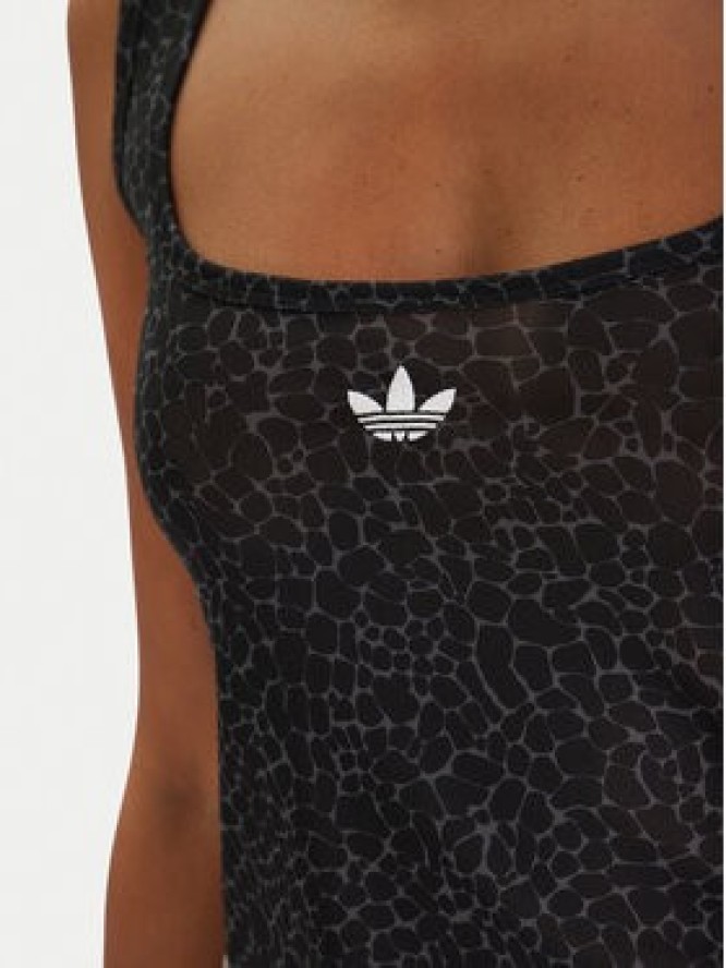 adidas Top KD2838 Czarny Slim Fit