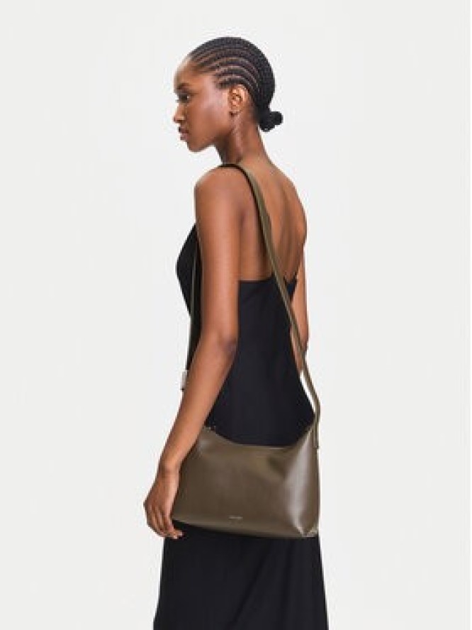 Calvin Klein Torebka Hardware Strap Medium Crossbody K60K613028 Brązowy