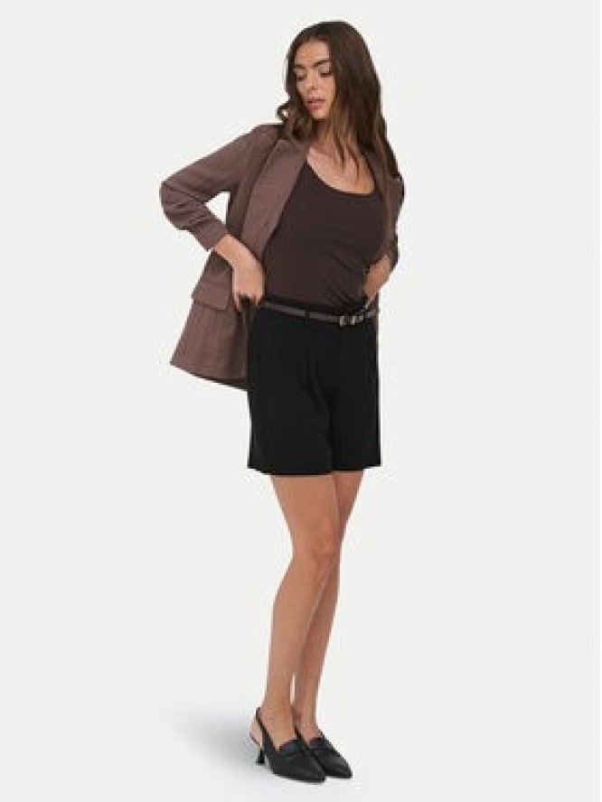 ONLY Szorty materiałowe Siesta 15367413 Czarny Regular Fit