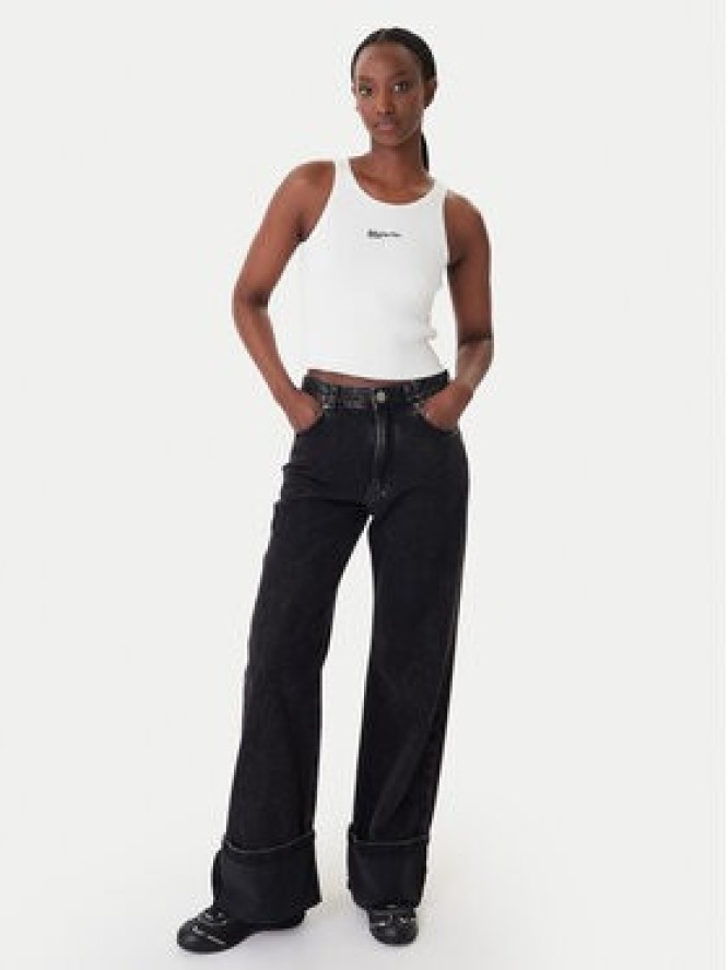 Karl Lagerfeld Jeans Top B1W18024 Écru Slim Fit