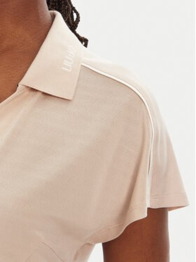 Liu Jo Sport T-Shirt TA5183 J4883 Beżowy Regular Fit