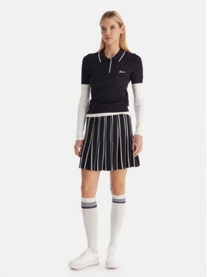 Guess Spódnica plisowana V5GD00 Z3D60 Czarny Regular Fit