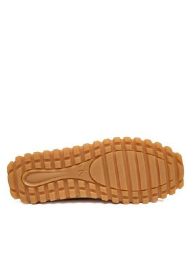 Calvin Klein Sneakersy Low Profile Run Mg Sue Db Laces HW0HW03150 Żółty