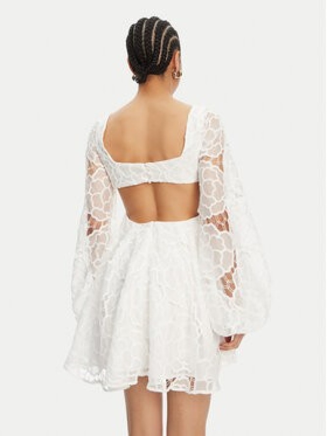 Bardot Sukienka koktajlowa 59858DB1 Biały Regular Fit