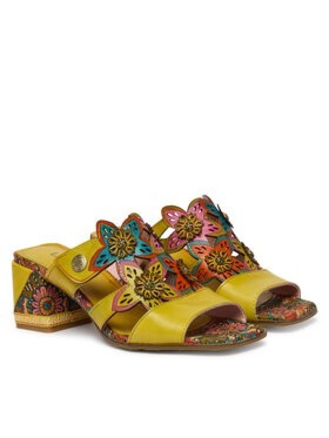 Laura Vita Klapki Jacqueso 09 Żółty