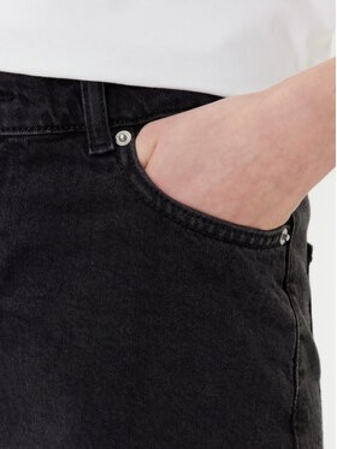 Mustang Szorty jeansowe Jodie 1016562 Czarny Regular Fit