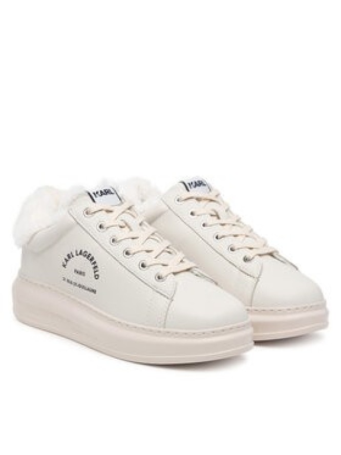 KARL LAGERFELD Sneakersy Kapri KL62536L Kremowy
