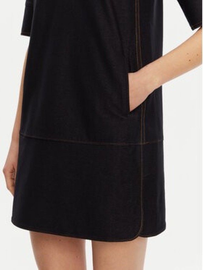 Max Mara Leisure Sukienka jeansowa 2516621017650 Granatowy Regular Fit