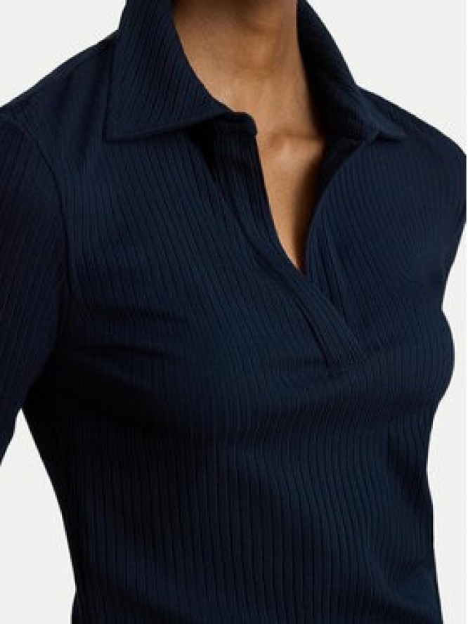 LAUREN RALPH LAUREN Polo 200P10120005 Granatowy Regular Fit
