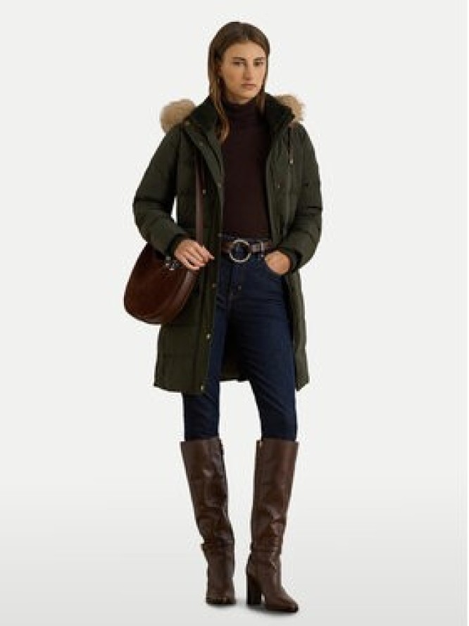 LAUREN RALPH LAUREN Kurtka puchowa 297957509006 Zielony Regular Fit