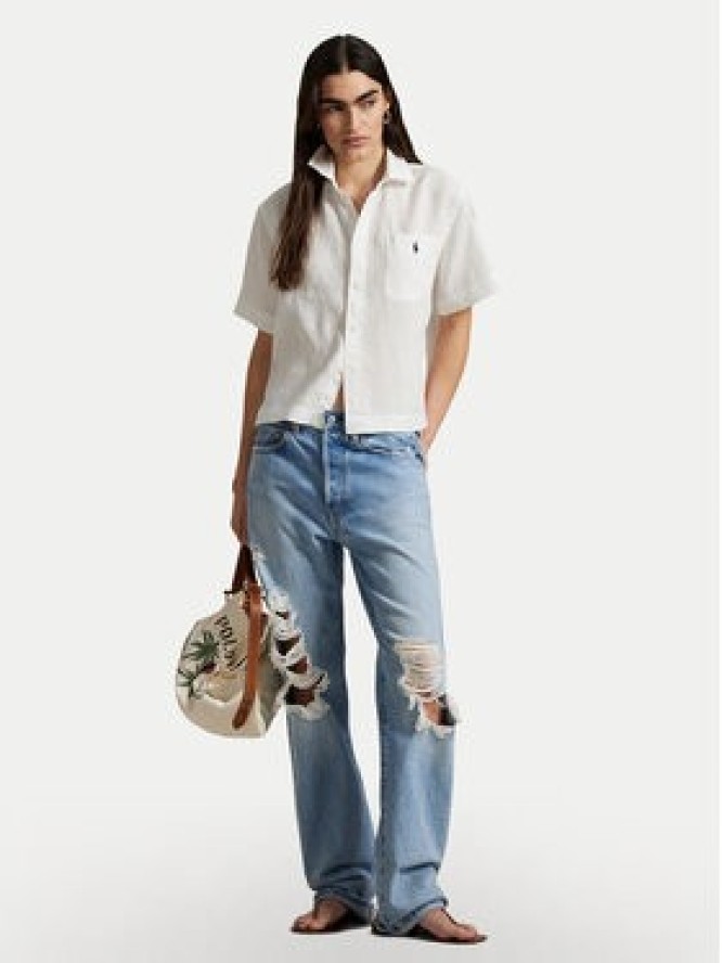 Polo Ralph Lauren Koszula 211965847001 Biały Relaxed Fit