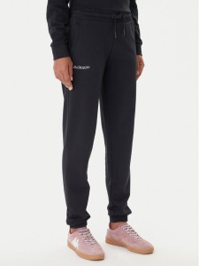 Kappa Spodnie dresowe Festa 331M34W Czarny Regular Fit