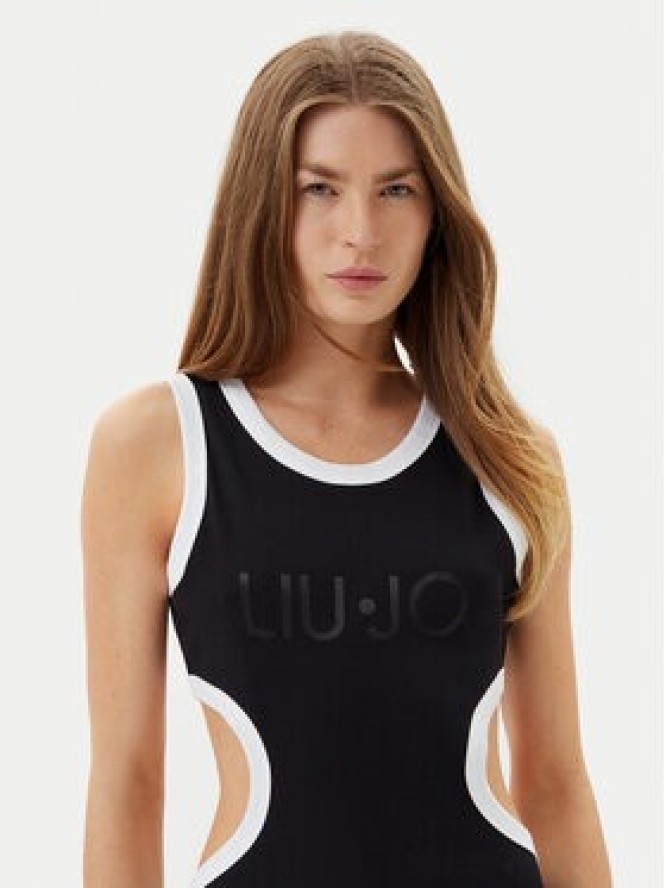 Liu Jo Sukienka letnia VA5043 J4822 Czarny Regular Fit