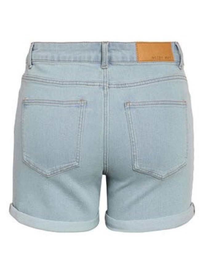 Noisy May Szorty jeansowe Debby 27032491 Niebieski Slim Fit