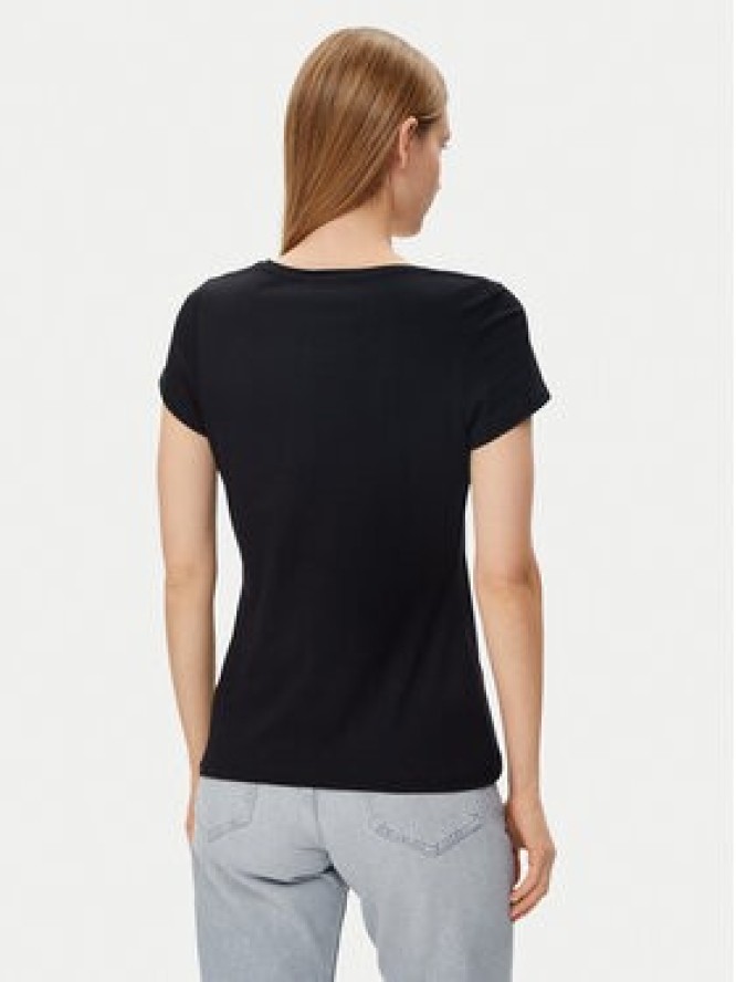 Morgan T-Shirt 251-DREBEL Czarny Regular Fit