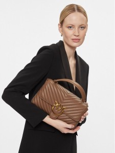 Pinko Torebka Love Lady Puff Classic Cl Brązowy