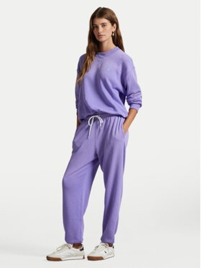 Polo Ralph Lauren Spodnie dresowe 211971694006 Fioletowy Tapered Fit