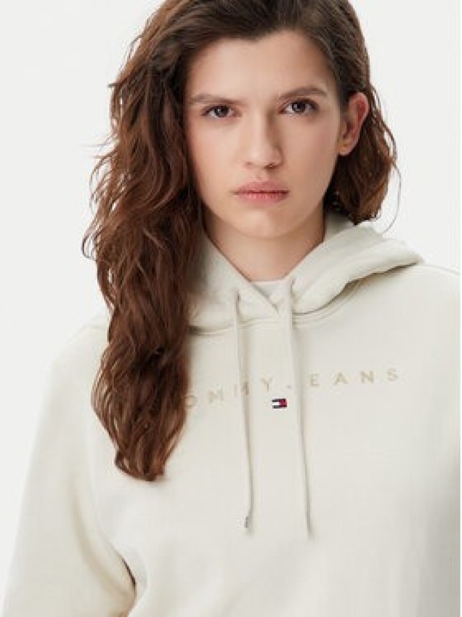 Tommy Jeans Bluza Tonal Linear DW0DW20304 Beżowy Regular Fit
