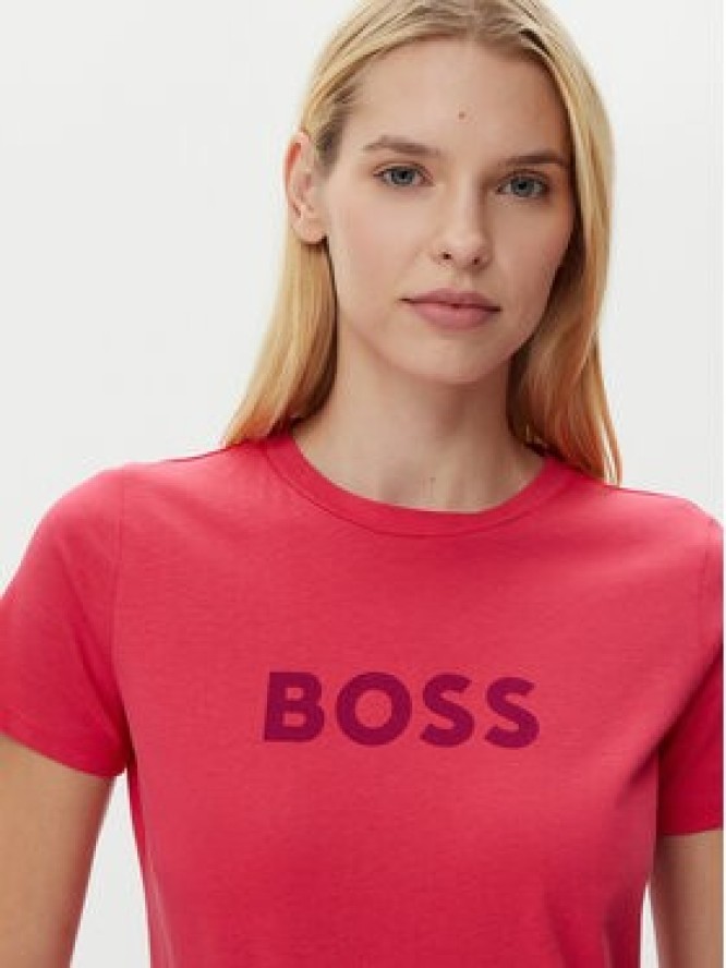 BOSS T-Shirt C_Elogo_5 50501139 Różowy Regular Fit